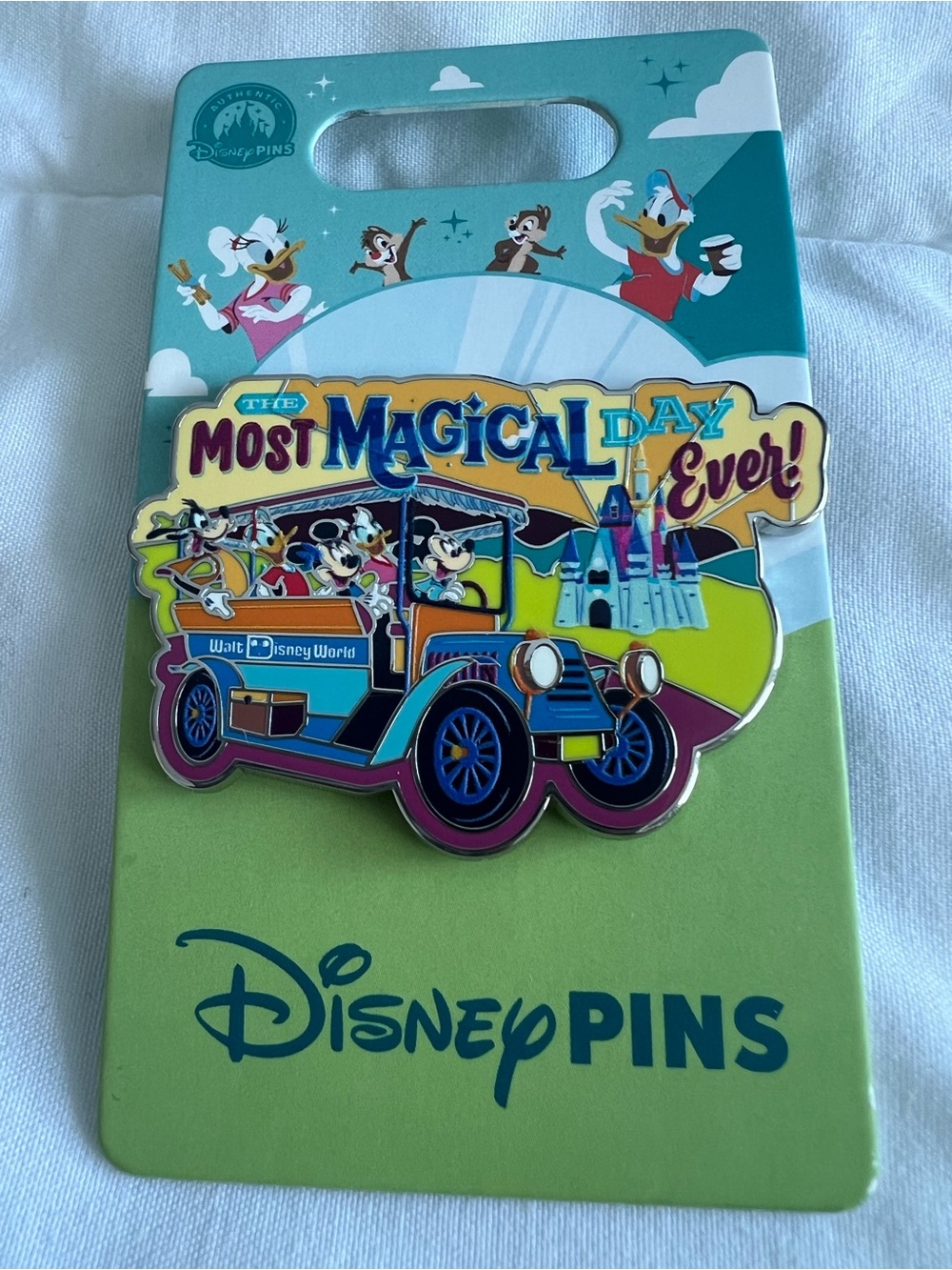Disney 'Most Magical Day Ever' Kids Pin - Blue/Teal Accent